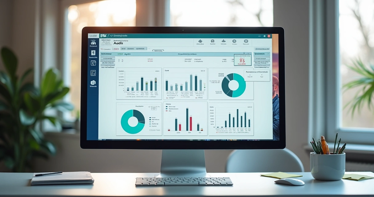 Tela mostrando alertas automáticos de divergência tributária 