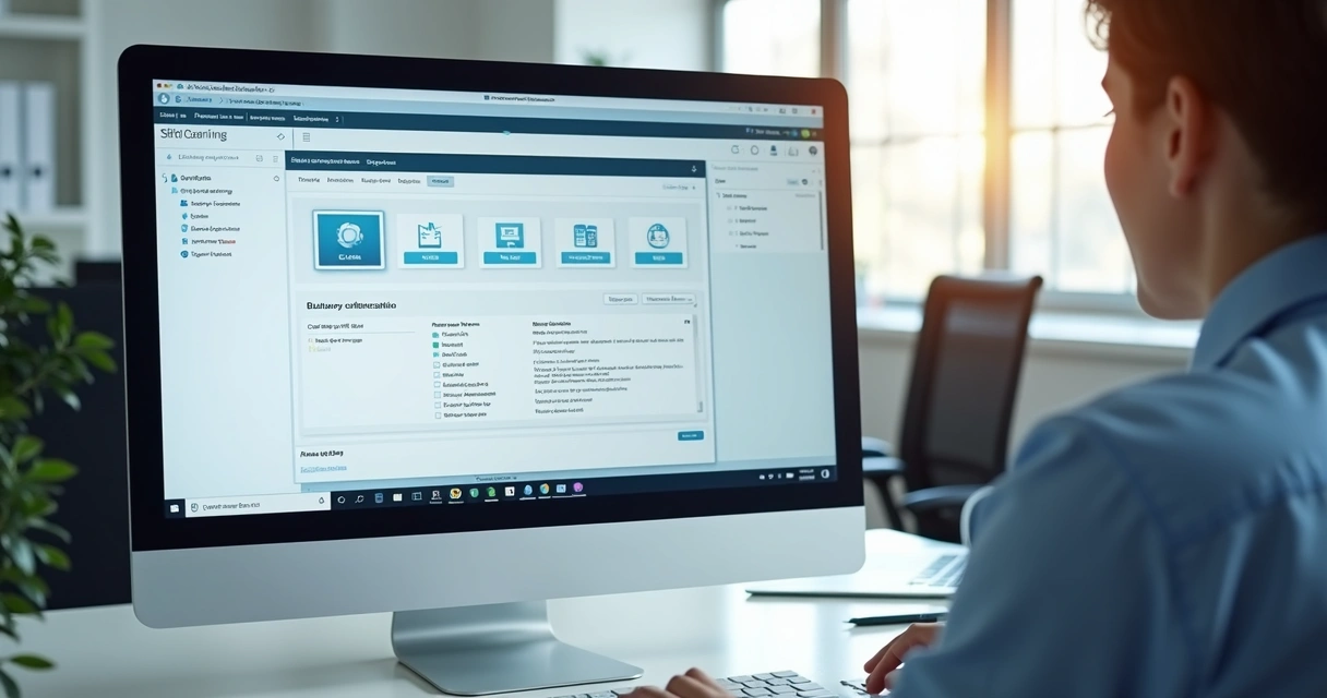 Ambiente virtual de aprendizagem em tela mostrando treinamento NR 1