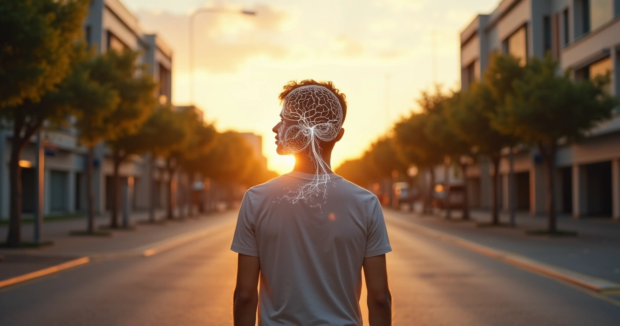 Pessoa em frente a duas ruas refletindo sobre qual caminho seguir 