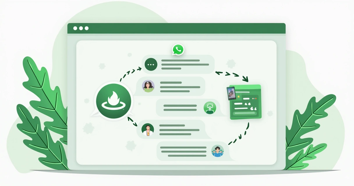 Interface de automação com chatbots no WhatsApp 