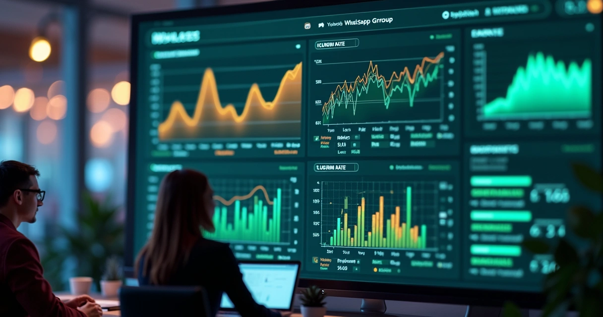 Painel de automação analítica de grupos digitais 