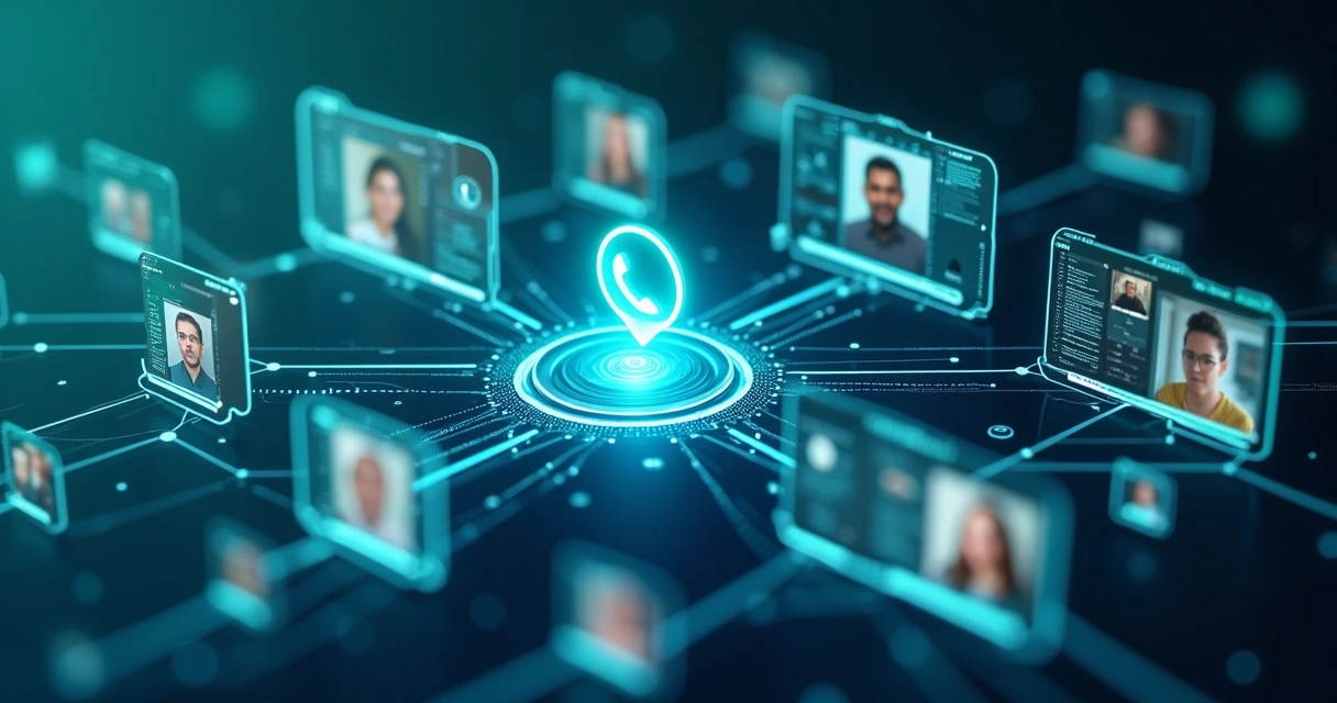 Representação visual da automação em vários canais de atendimento 
