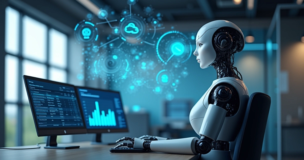 Representação de automação de atendimento multicanal com fluxos digitais interligados