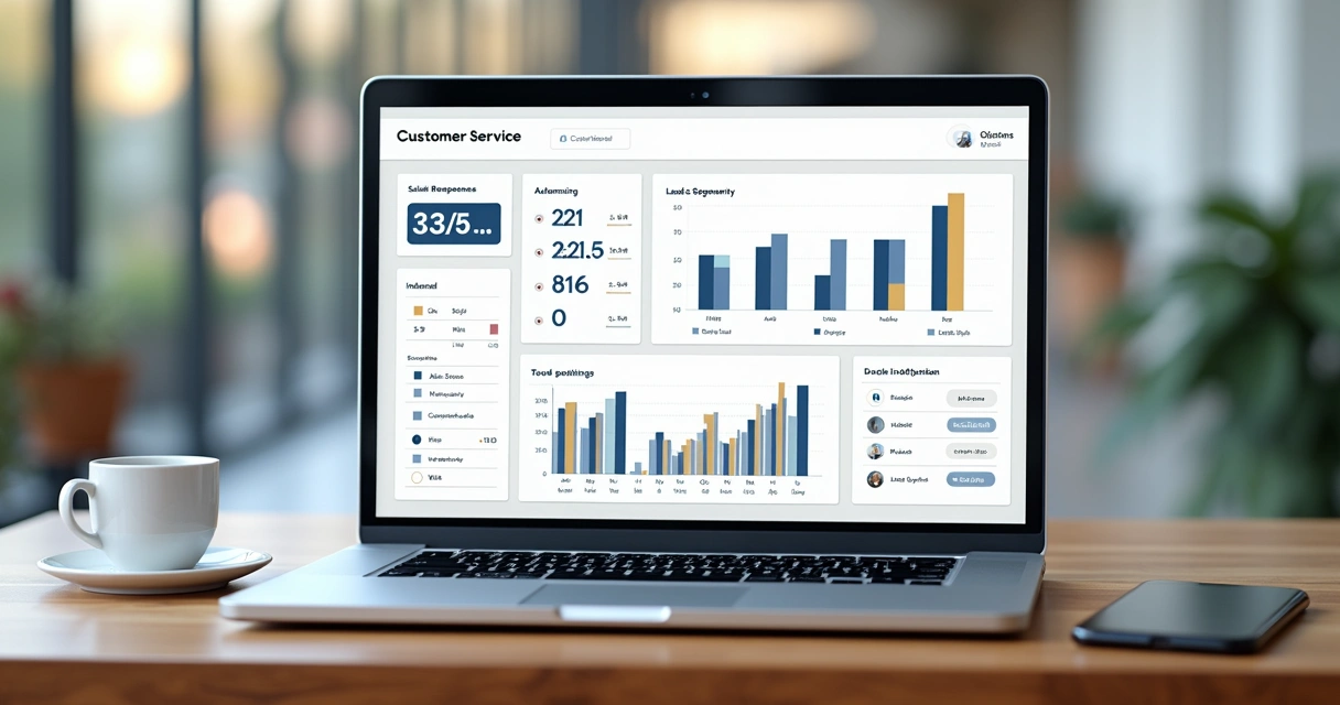 Painel mostrando automação de atendimento para leads imobiliários