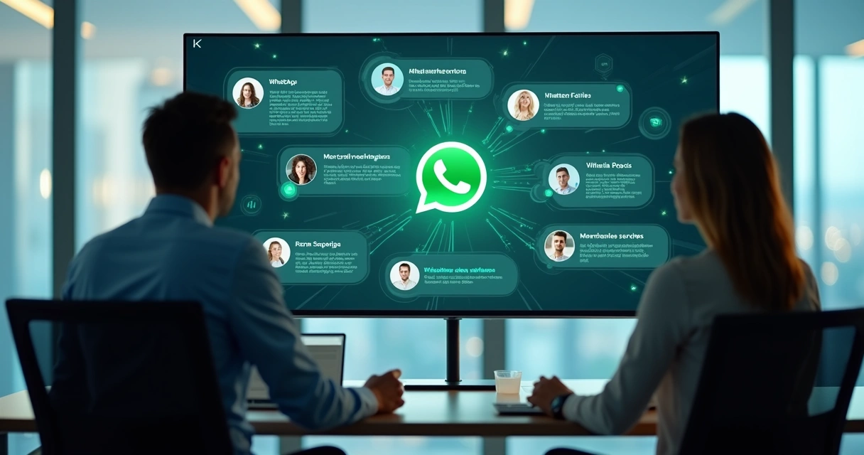 Painel mostrando automação do atendimento no WhatsApp com IA 