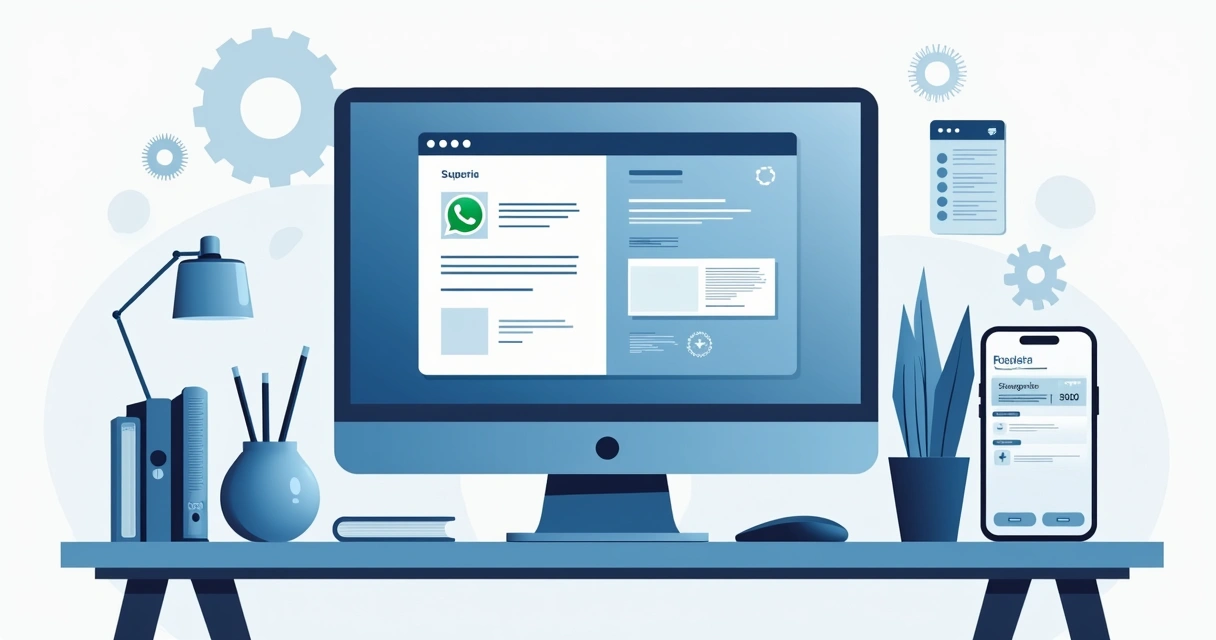 Tela de automação de cobrança de boletos em computador e celular 