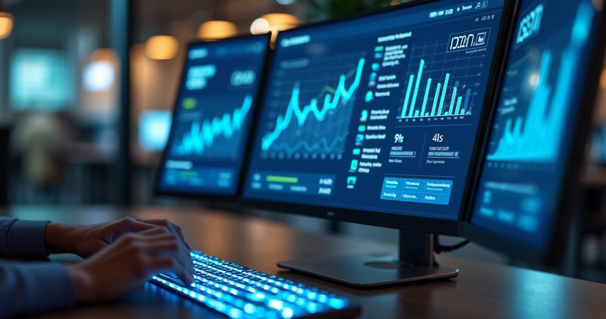 Painel digital mostrando automação de cobrança multi-canal