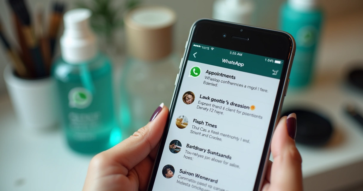 Automação de comunicação pelo WhatsApp em salão de beleza 