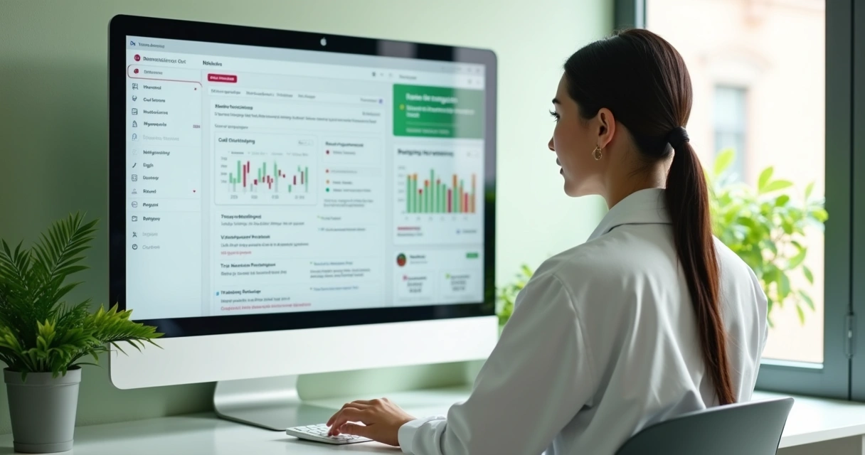 Interface de automação com IA no consultório de nutrição 