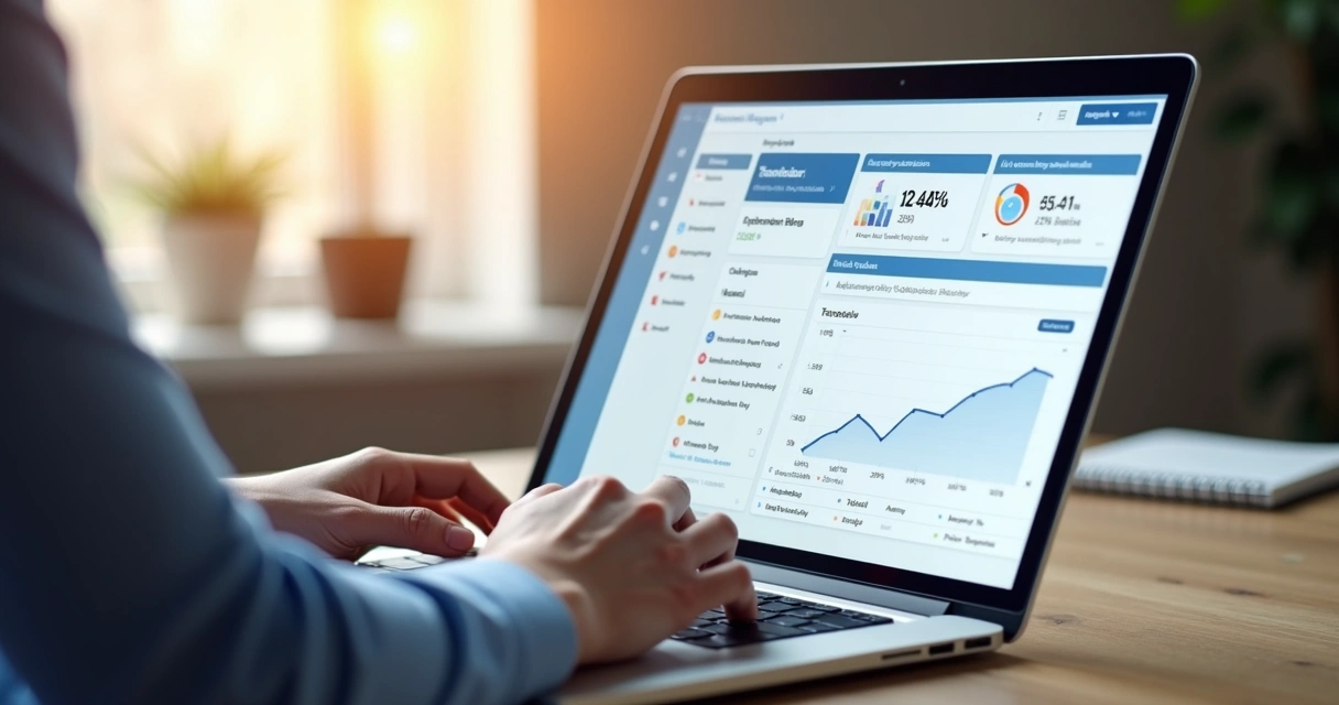 Contratos digitais sendo assinados em um computador 