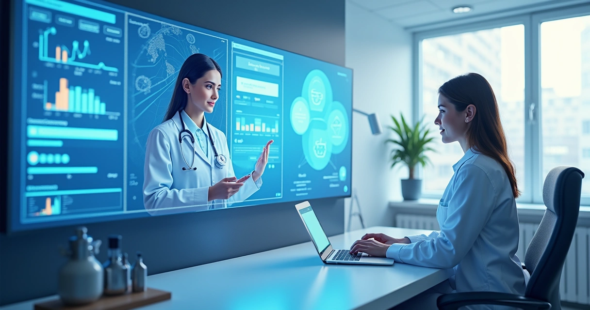 Representação digital de automação e chatbot em ambiente médico 
