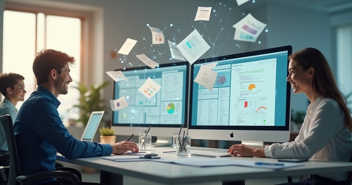Automação de organização de documentos digitais e físicos em empresa de pequeno porte. 