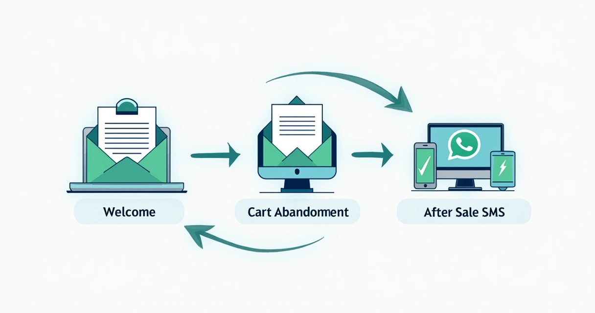 Fluxo automatizado de e-mails em loja virtual 
