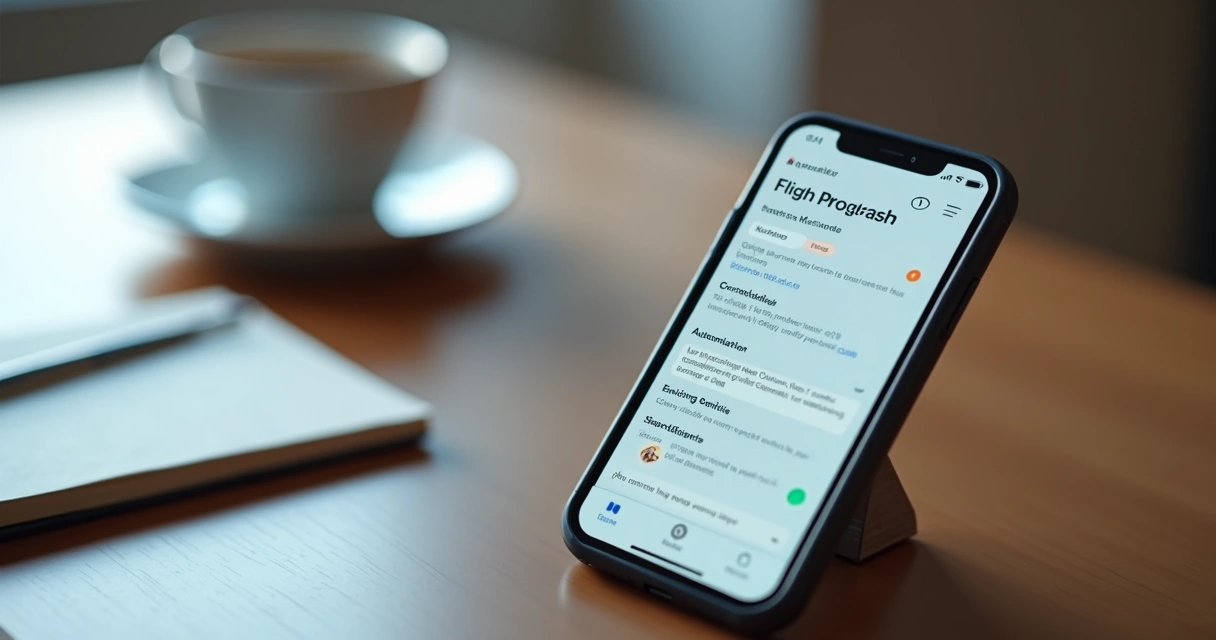 Tela de aplicativo de fidelidade digital exibindo painel de automação 
