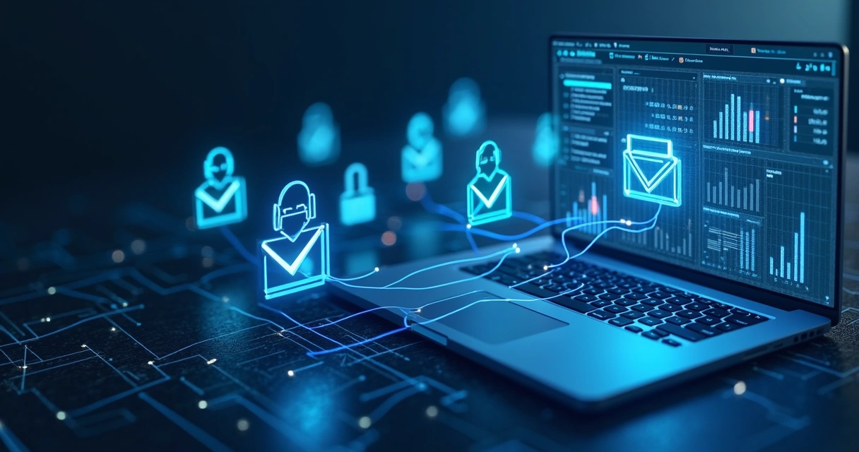 Fluxograma de automação de envios de email 