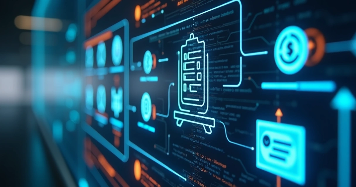 Fluxo digital automatizado de contas financeiras 