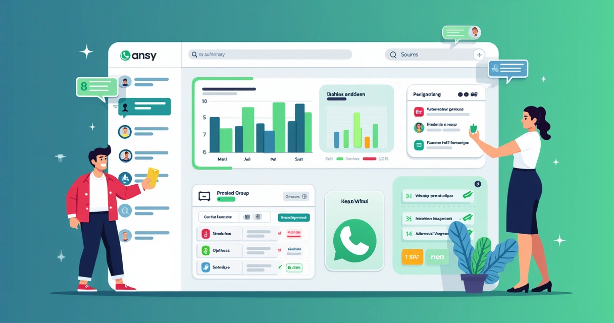 Automação de gerenciamento de grupos no WhatsApp com dashboard e alertas 