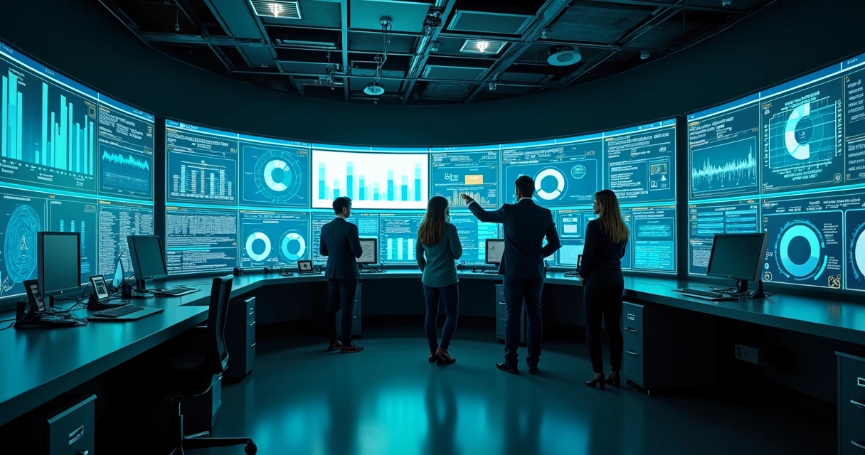 Tela de dashboard de automação com inteligência artificial para monitoramento de acessos 