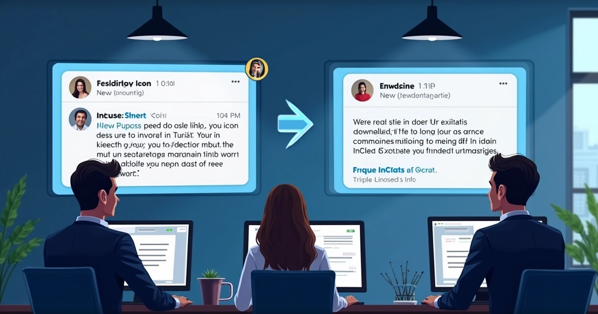 Automação de mensagens via InChat no LinkedIn
