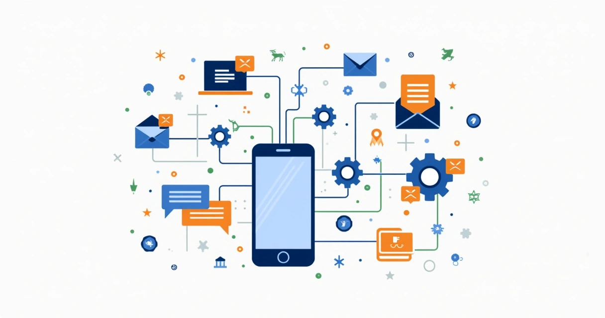 Fluxo automatizado integrando CRM, e-mail e vendas digital