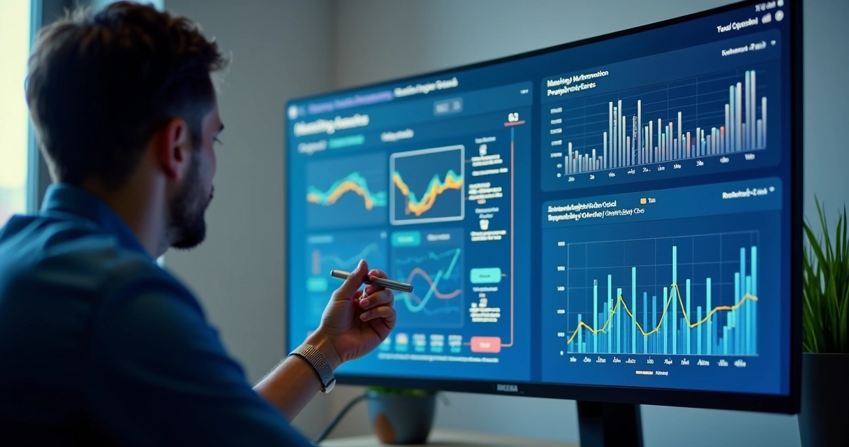 Dashboard de automação e integração de marketing B2B 