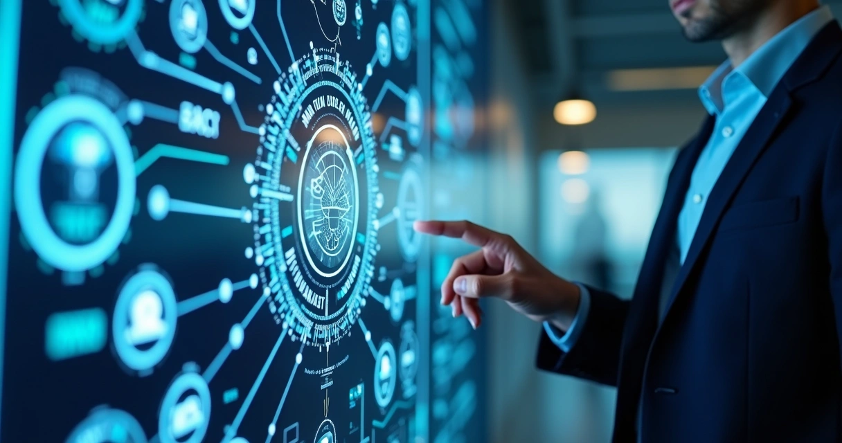 Painel digital com inteligência artificial e automação em vendas 