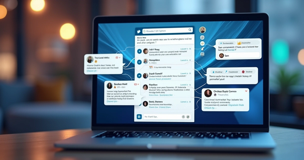 Fluxo de automação de interações no LinkedIn 