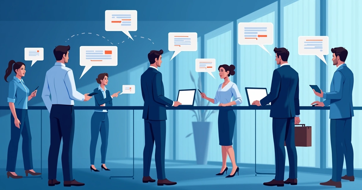 Representação de fluxo de automação de mensagens no LinkedIn B2B 