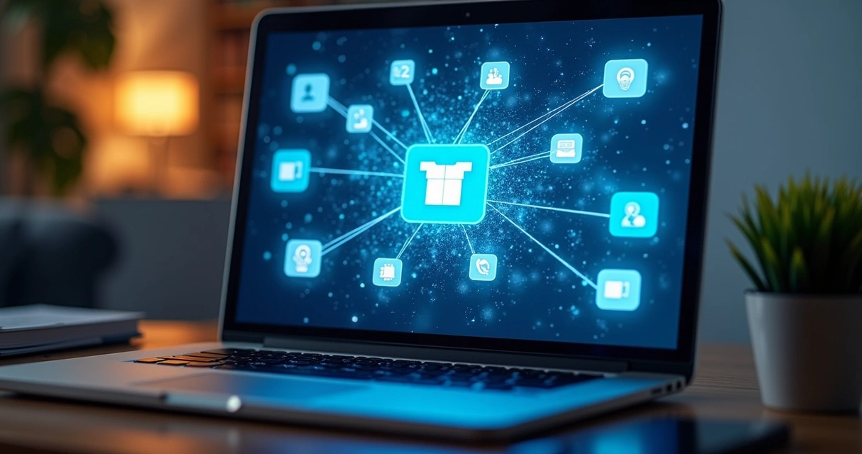 Representação visual de automação de mensagens no LinkedIn 