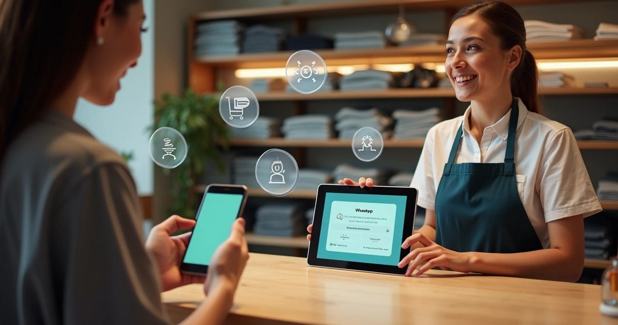 Venda automatizada em loja via WhatsApp Business