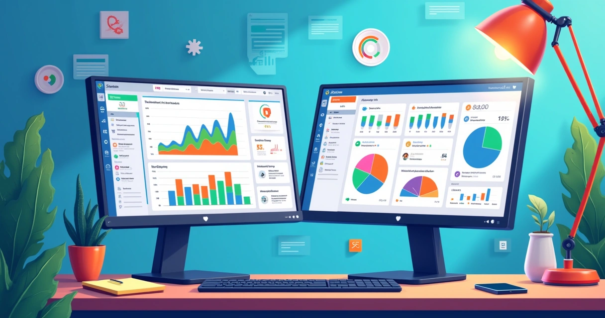 Tela mostrando automação de marketing em análise de dados 