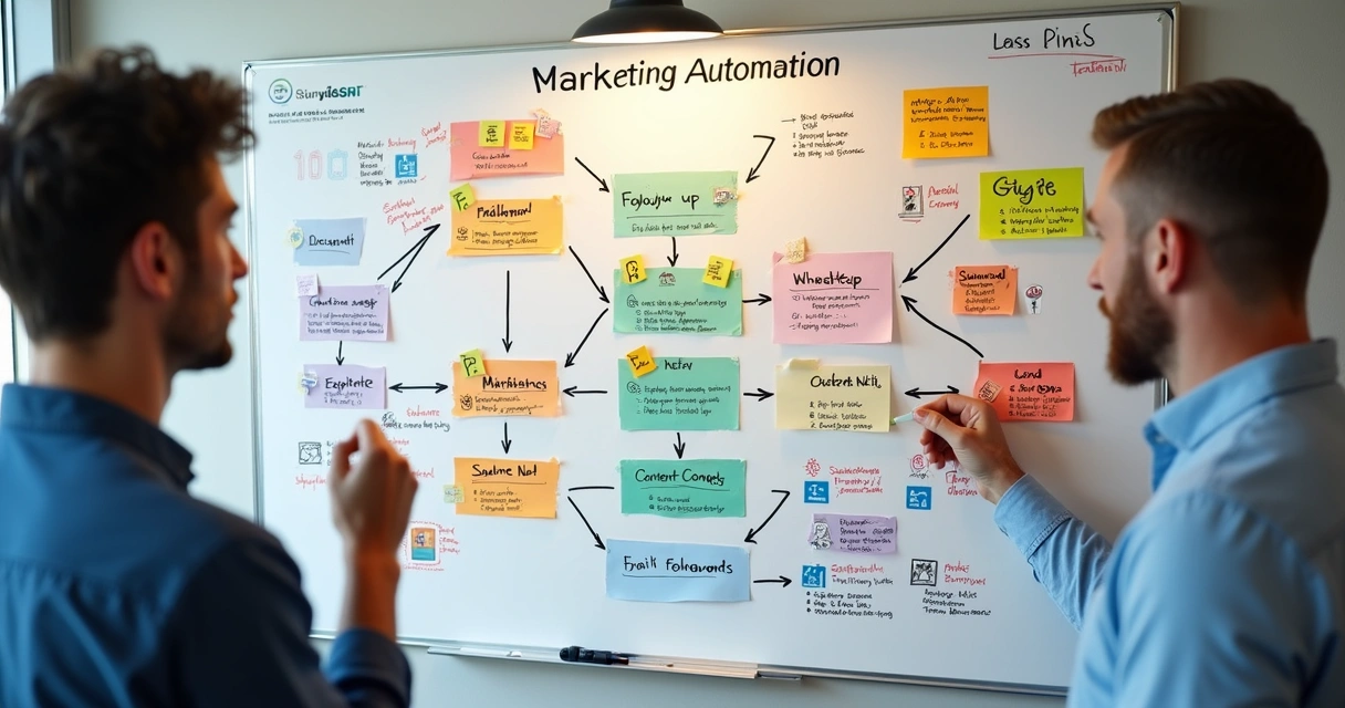 Fluxograma de automação de marketing para corretores de imóveis 