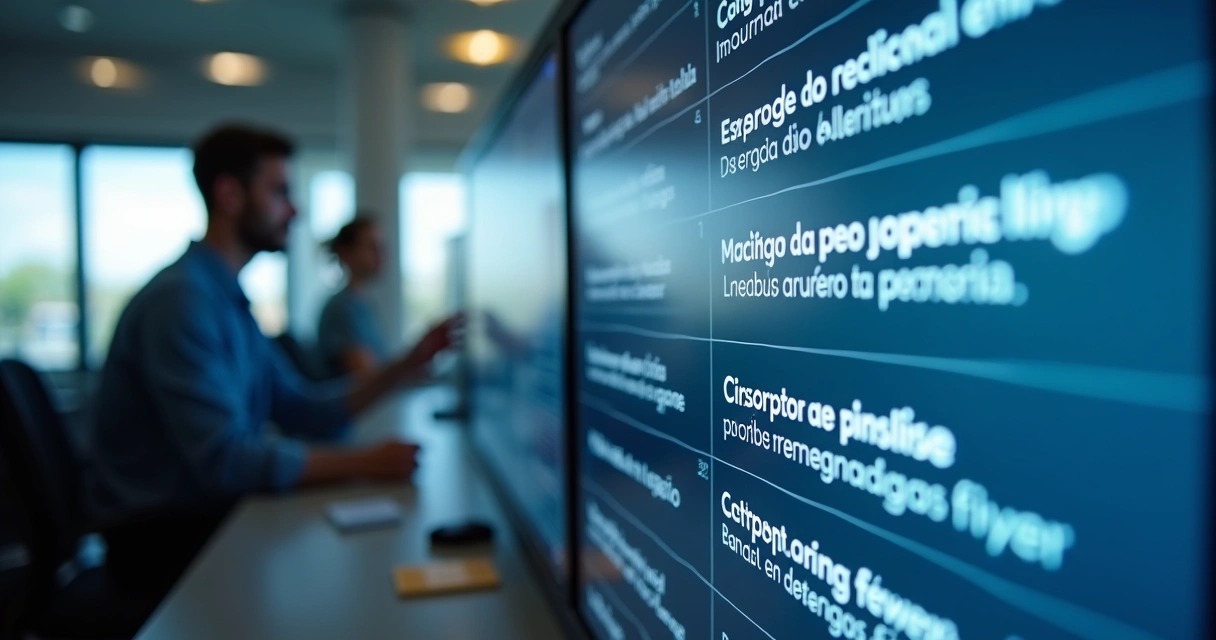 Automação de textos para diferentes públicos em painéis digitais 