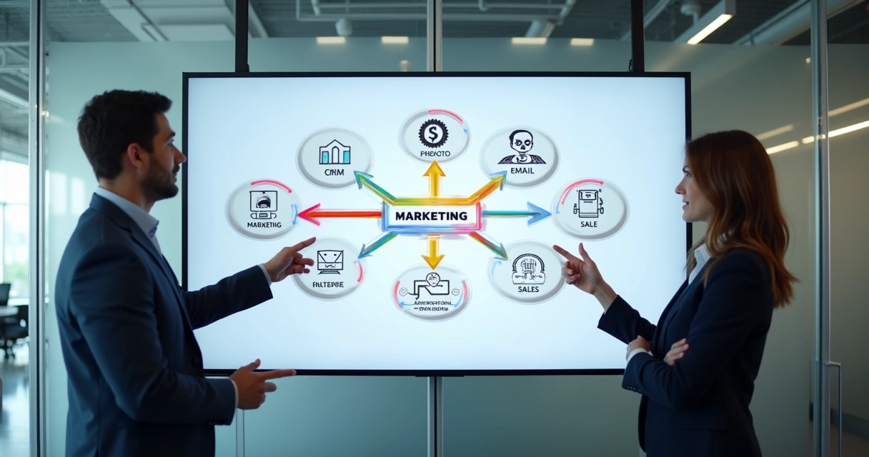 Fluxos de automação para marketing e vendas integrados 