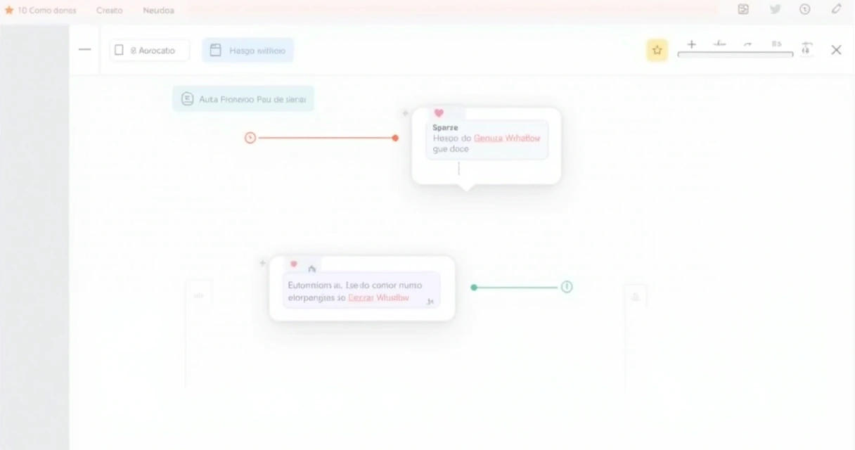 Painel com automação de mensagens WhatsApp em processo de funil 