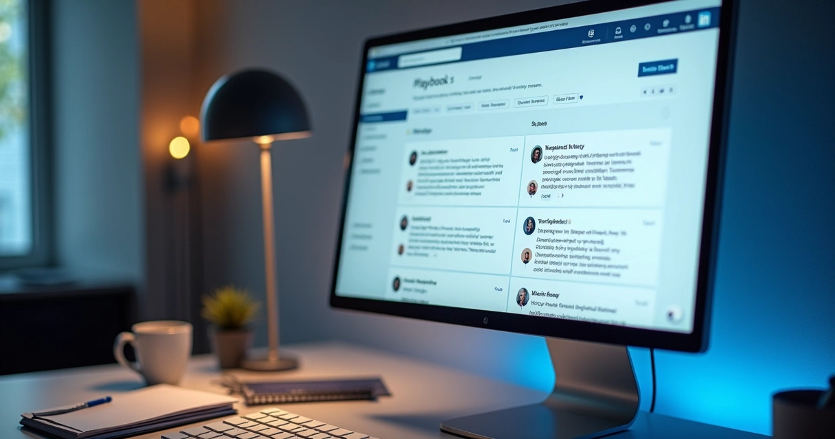 Automação de mensagens LinkedIn em painel online 