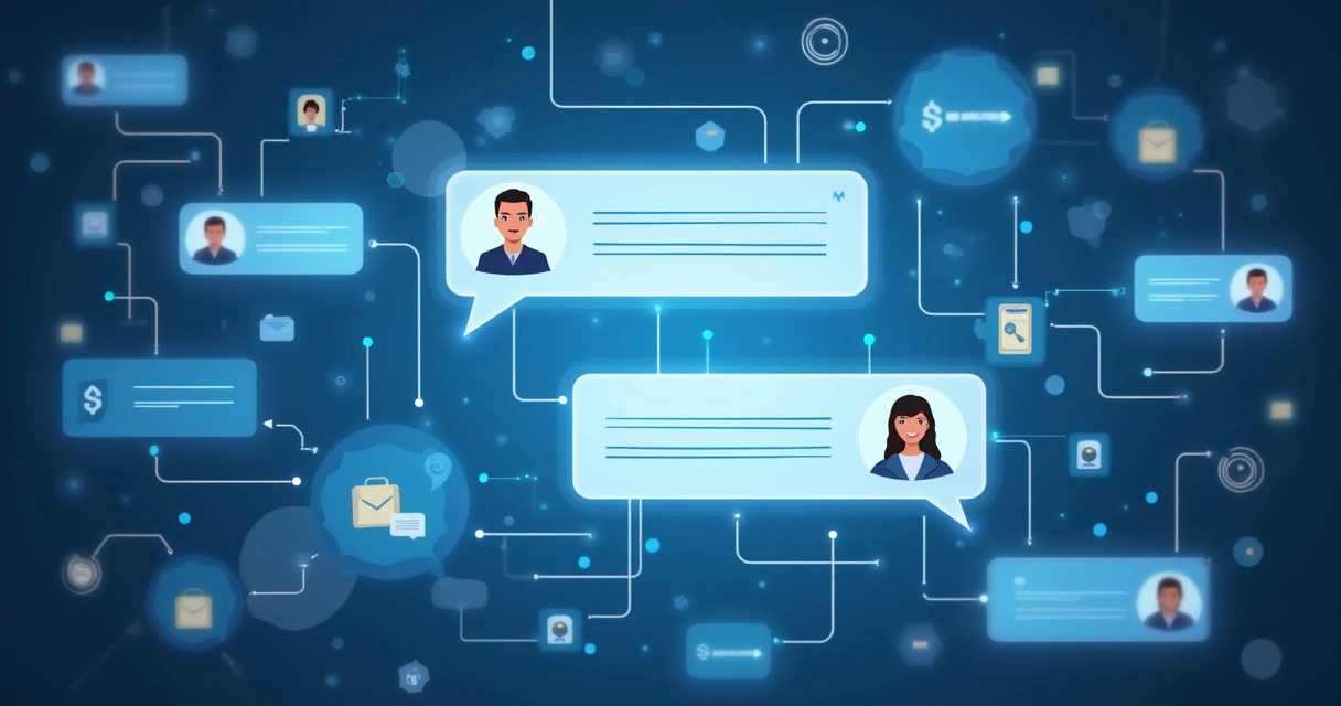 Representação de automação personalizada de vendas no LinkedIn