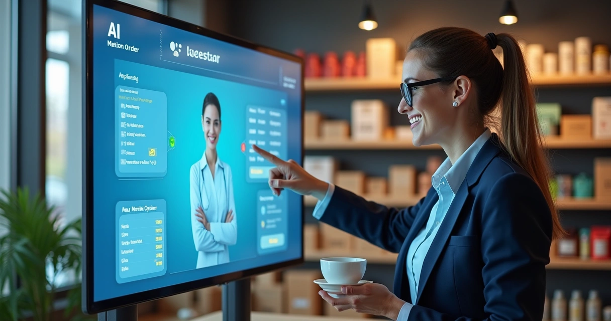 Assistente virtual automatizando pedidos de compra para loja de varejo 