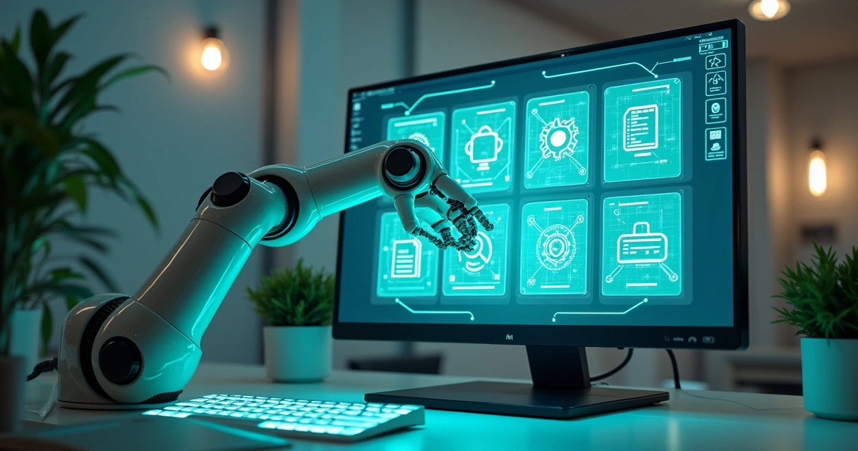 Agente IA automatizando tarefas operacionais 