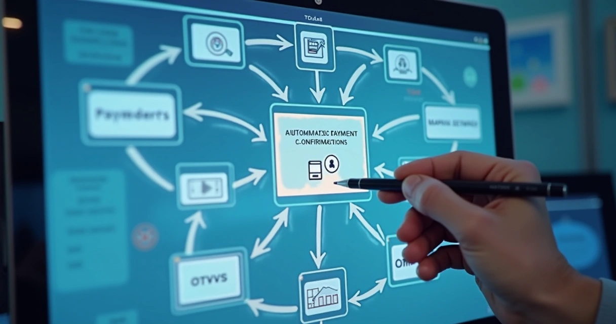 Plataforma mostrando automação de cobrança com integração ERP 