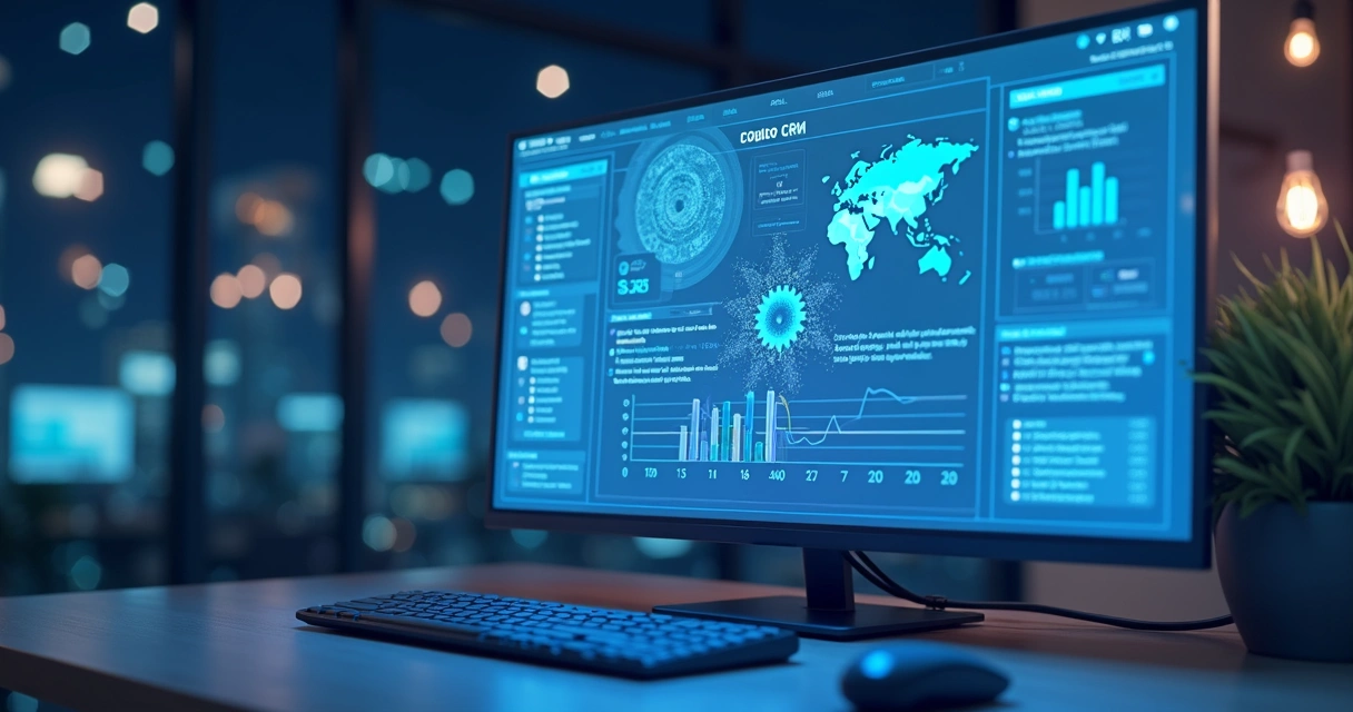 Dashboard mostrando automação de tarefas e acompanhamento de leads 