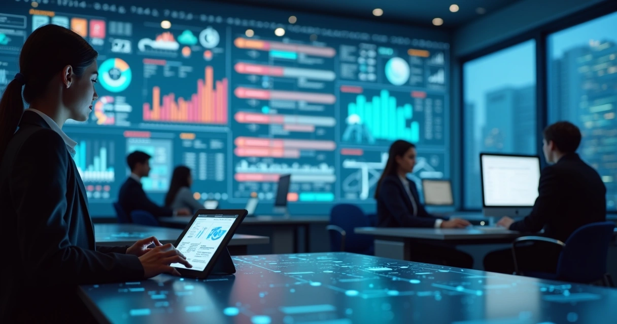 Dashboard mostra automação de processos 