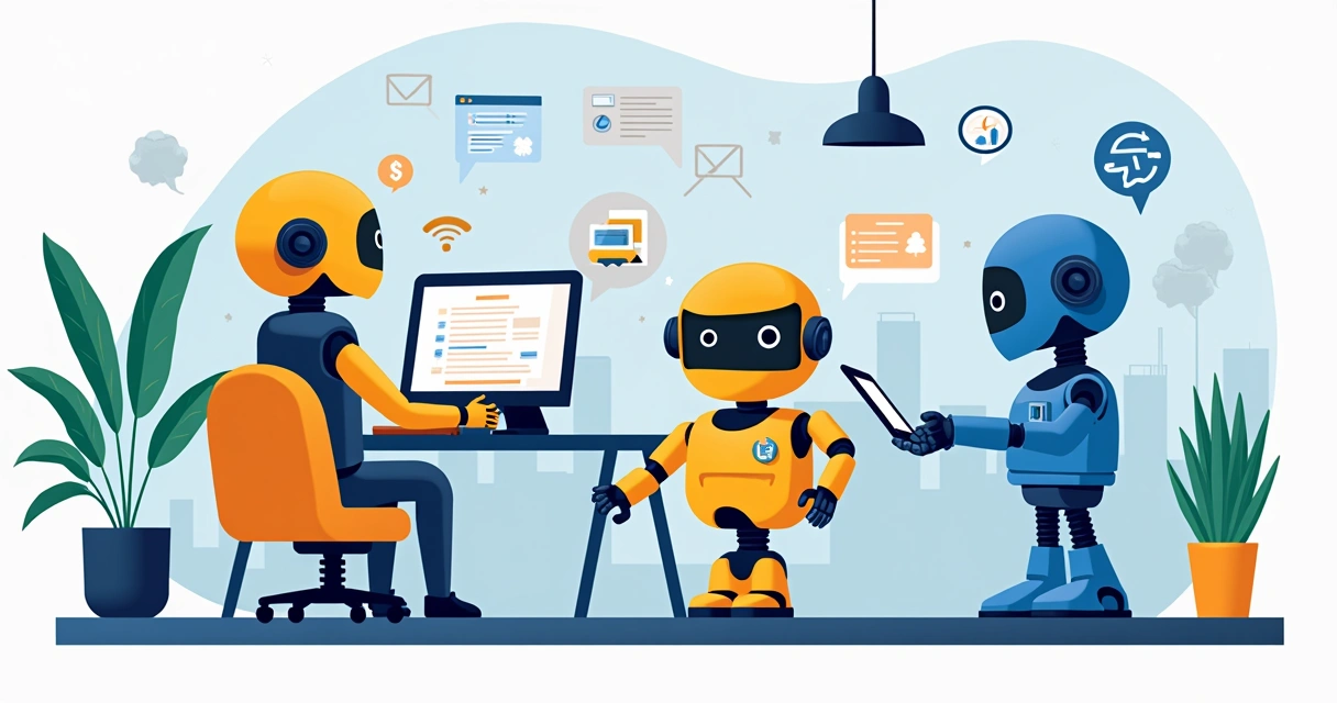 Processos automatizados por robôs, tablet, chatbot e gestão digital 