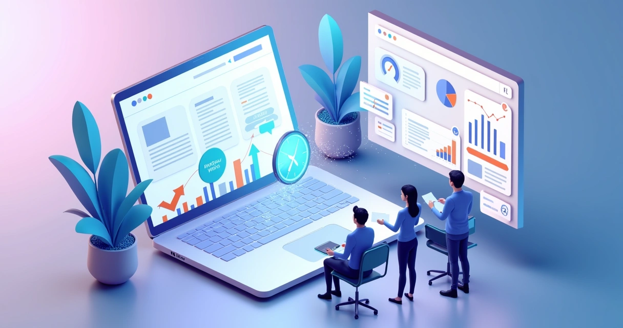 Equipe de vendas acompanha funil de propostas automatizadas integrado a landing page 
