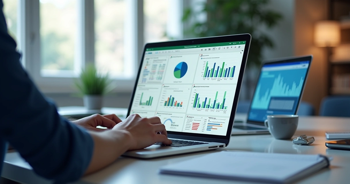 Tela de computador mostrando a Power Query no Excel