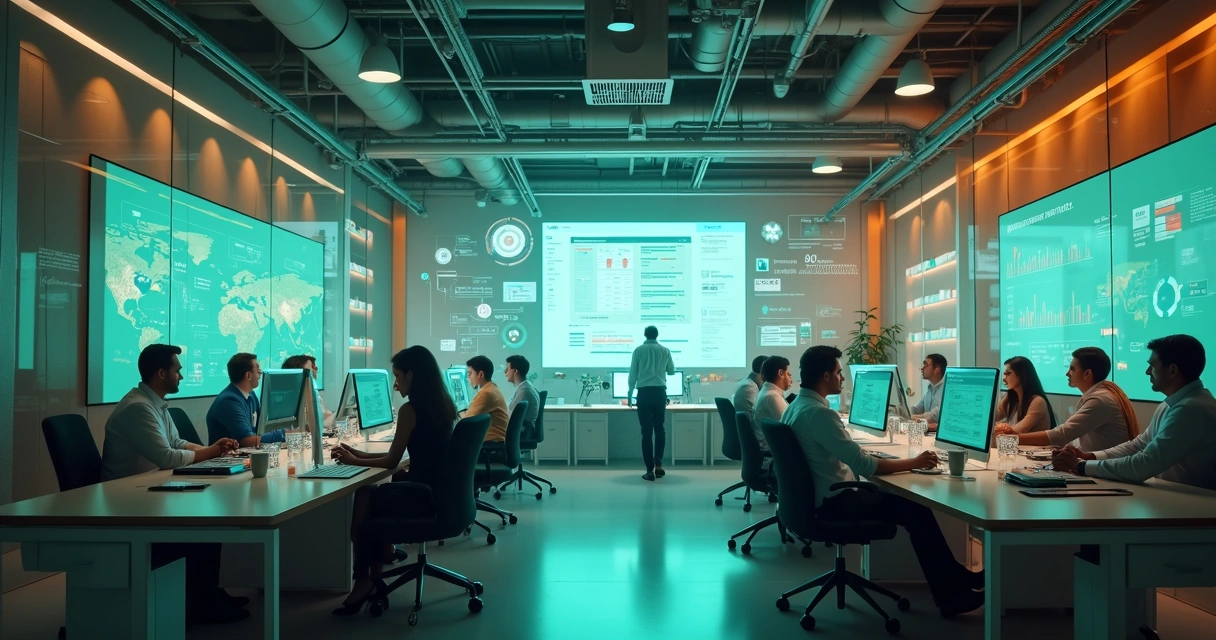 Equipes B2B usando automação no processo de vendas 