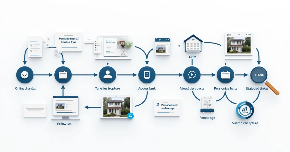 Fluxo automatizado de SDR com IA para prospecção de leads imobiliários 