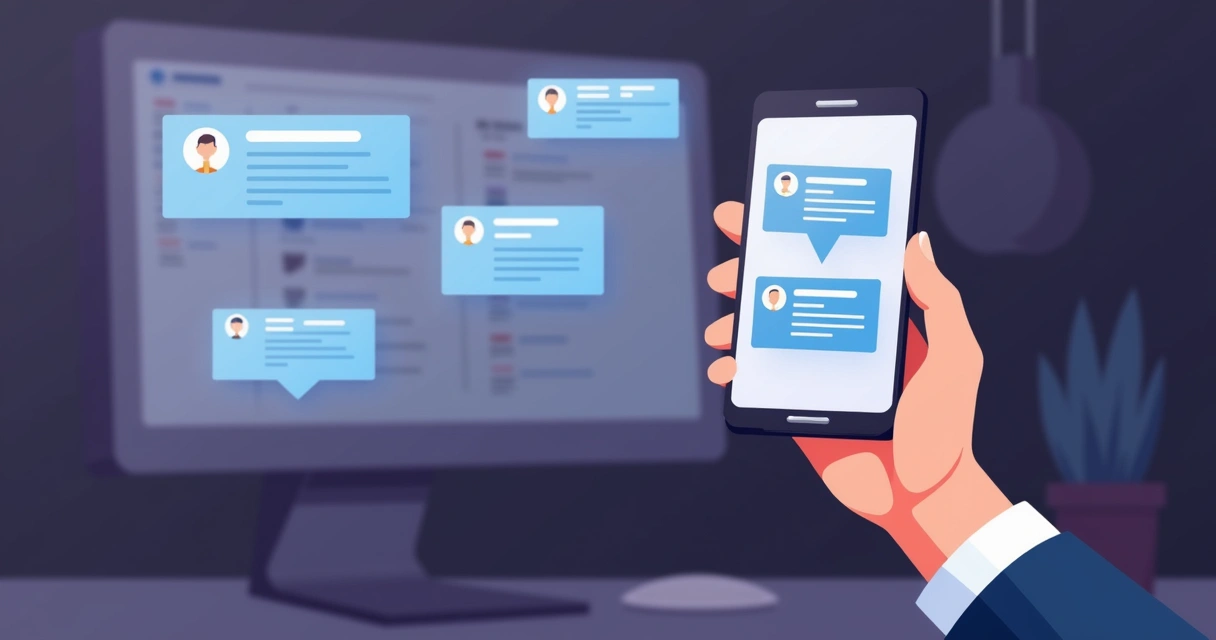 Smartphone mostrando notificações automáticas de tarefas pendentes 