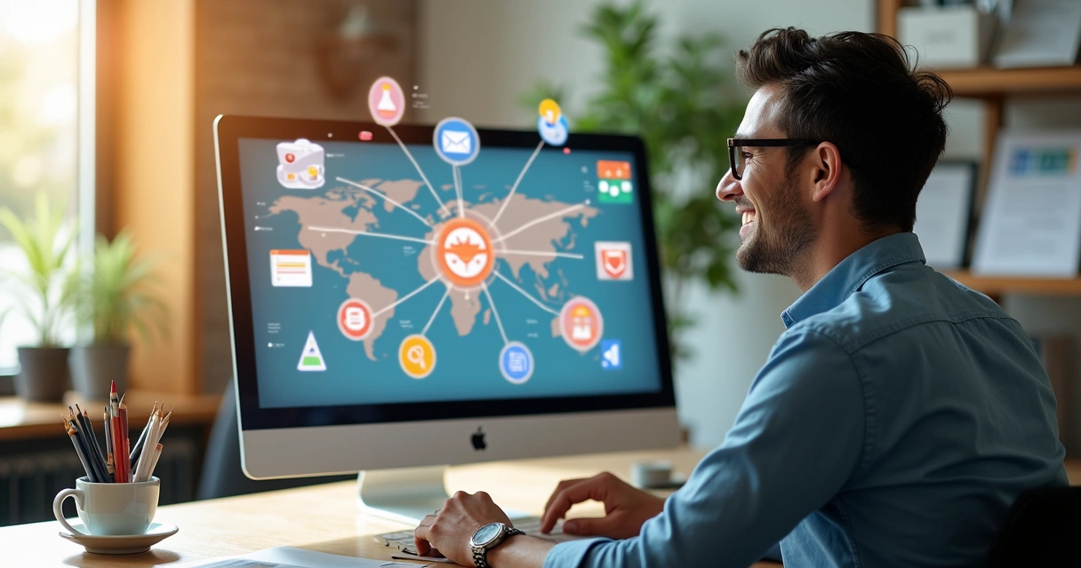 Painel de tarefas automatizadas em empresa pequena 