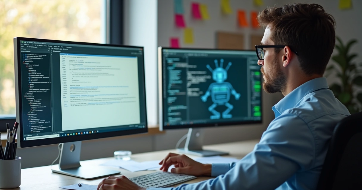 Processo de automação repetitiva em interface de computador 